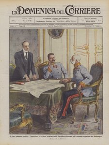 Vážný politický okamžik, hádají se císař, dědičný arcivévoda a kancléř?