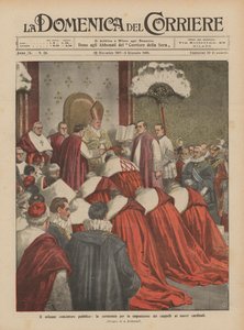 Slavnostní veřejná konzistoř, ceremonie uložení klobouků novým kardinálům