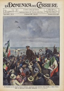 Triumfální přílet italských letců vedených ministrem Italem Balbem do Porto Natal?