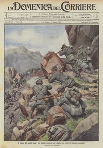 Hodnota našeho Alpini, šest Italů odolává pět hodin více než dvěma stovkám Rakušanů