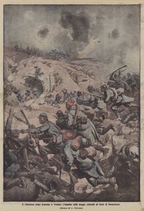Vítězný francouzský úder u Verdunu, útok koloniálních vojsk na pevnost Douaumont.