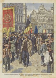 Politická agitace V Belgii jde průvod 300 asociací k purkmistrovi Bruselu?