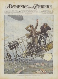 Katastrofa letadla Bradski u Paříže od Achille Beltrame