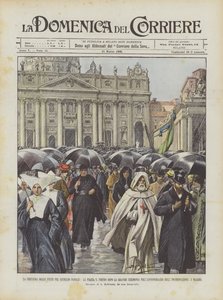 Ukončení svátků papežského jubilea, Svatopetrské náměstí po velkém obřadu? od Achille Beltrame