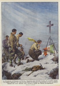Princezna Piemontská na Matterhornu
