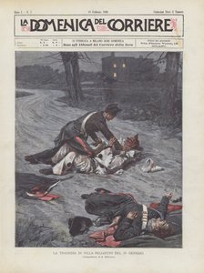 Tragédie ve vile Bellocchi z 29. ledna od Achille Beltrame