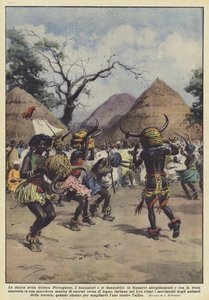 Tanec v Portugalské Guineji