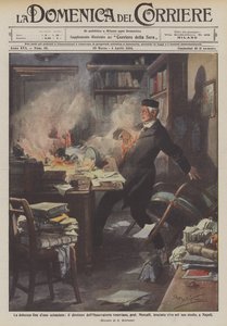Bolestný konec vědce, ředitele Vesuvské observatoře, prof. Mercalliho? od Achille Beltrame