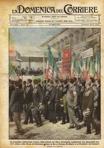 Grandiózní římská oslava vítězství na Piavě