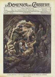 V podzemním boji naši lidé dokončují tunel, aby zazářil protimině