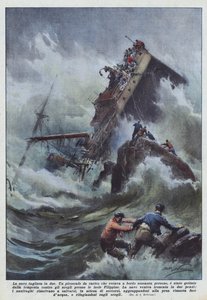Loď se rozdělila na dvě části od Achille Beltrame