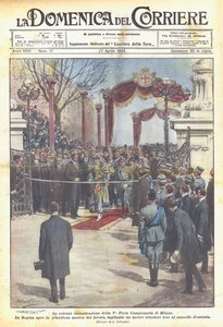 Slavnostní zahájení 5. milánského veletrhu od Achille Beltrame