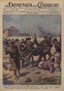 Tragický konec italského misionáře v Číně od Achille Beltrame