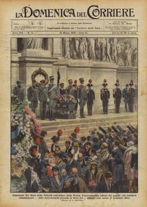 Lapoteóza vévody Vítězného na oltáři vlasti od Achille Beltrame