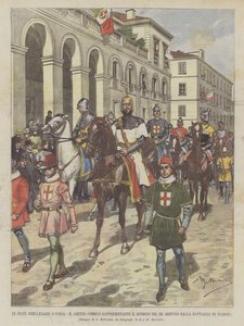 Dvoutisícileté večírky DIvrea, Historický průvod představující návrat krále Arduina Dalla?