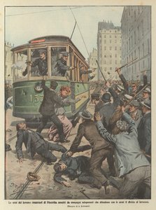 Pracovní krize, řidiči tramvají ve Philadelphii napadení kolegy stávkujícími, kteří se brání?