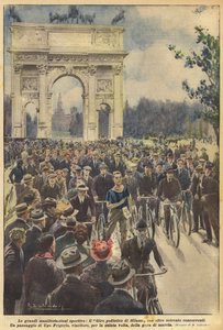 Velké sportovní akce, Milánská běžecká tour s více než šesti sty závodníky.