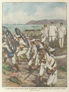Skvělé námořní manévry celého středomořského týmu, admirál Bettolo se jednoho účastní?
