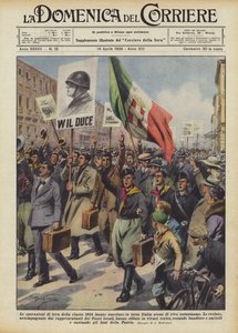 Odvody ročníku 1914 vzbudily v celé Itálii velké nadšení.