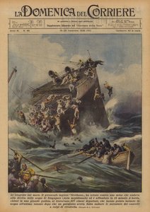 Tragédie na moři od Achille Beltrame