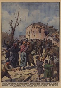 Zatímco národní vojska triumfálně vstoupila do Madridu, stateční italští legionáři ? od Achille Beltrame