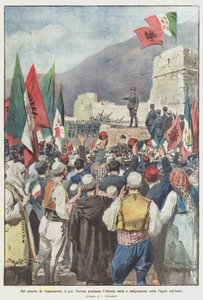 Na hradě Gjirokastra generál Ferrero prohlásil Albánii za sjednocenou a nezávislou podle italského práva