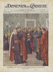 V předsíni papeže Mediciové po návštěvě Lva XIII. zničí poslední naděje