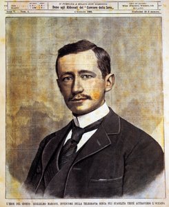 Portrét Guglielma Giovanniho Maria Marconiho (Bologna od Achille Beltrame