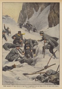 Voják připojený k 7. Alpini nalezen živý po 40 hodinách pohřbu pod lavinou sněhu?