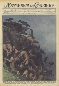 Porážka ovcí od Achille Beltrame