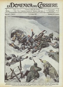 Na náhorní plošině Asiago došlo v noci 19. prosince k nepřátelskému přídělu, který prorazil tunely vykopané do?