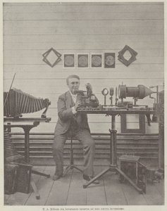 T A Edison pracuje na novém vynálezu od Achille Beltrame
