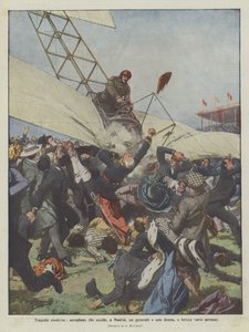 Moderní tragédie, letadlo, které v Madridu zabije generála a ženu a zraní různé lidi