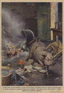 Tragický konec malé holčičky od Achille Beltrame