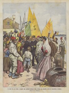Hrdina mezi skromnými, příjezd kapitána Zennara na jeho chudý rodný ostrov Pellestrina (Benátky)