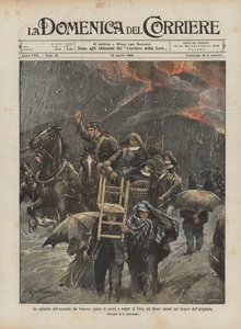 Epizoda erupce Vesuvu, charitativní sestry a nemocní z Torre del Greco zachráněni?