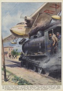 Na stanici Zollino (Ferrovie del Sud-Est) v Apulii došlo k nehodě, která nemá obdoby. od Achille Beltrame