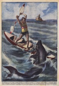 Boj se žralokem od Achille Beltrame