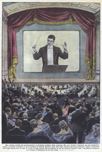 Kuriózní novinka v kině, orchestry řízené plátnem