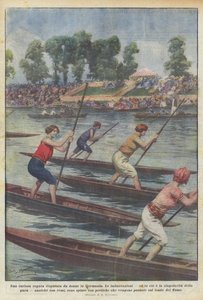 Kuriózní regata pořádaná ženami v Německu od Achille Beltrame