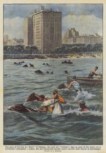 Soutěž bravury na chicagském rodeu od Achille Beltrame
