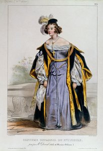 Marie Dorval v roli Marion Delorme od Victora Huga od Achille Devéria