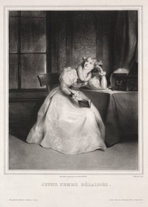 Snění. od Achille Devéria