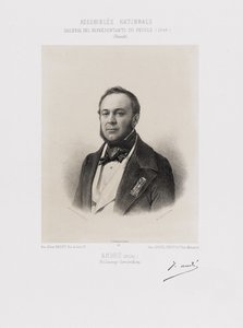 Národní shromáždění, Galerie lidových zástupců - Marie François Joseph Jules André (Hérault) od Achille Devéria