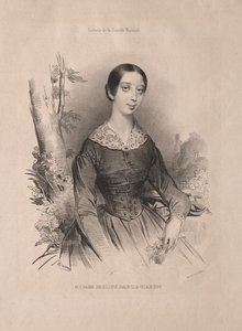 Madam Pauline Garcia-Viardot od Achille Devéria