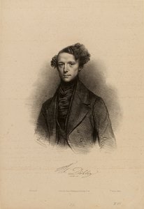 Portrét skladatele Theodora Döhlera 1814-1856. od Achille Devéria