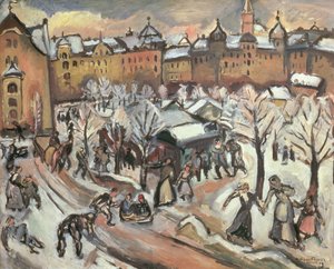 Sníh v Mnichově od Achille Emile Othon Friesz