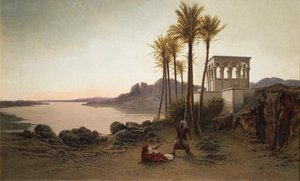 Scéna z Aidy od Giuseppe Verdiho, obraz Achilles Formis (1832-1906), Itálie od Achille Formis Befani