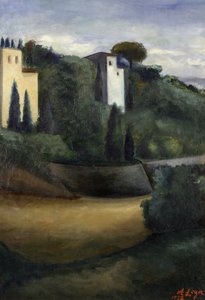 Vily ve Fiesole od Achille Lega