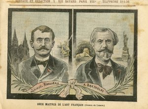 Ilustrace Achille Lemot (1846-1909) v Le Pelerin od Achille Lemot